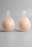 Soutien-gorge adhésif champagne en latex respirant, à bonnets individuels en forme de goutte