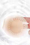 Soutien-gorge adhésif champagne en latex respirant, à bonnets individuels en forme de goutte