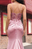 Robe longue de bal à paillettes à fard