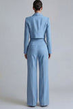 Costume d'affaires femme 2 pièces vert foncé revers pointe un bouton