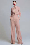 Costume d'affaires femme 2 pièces vert foncé revers pointe un bouton
