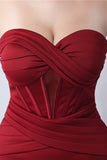 Robe longue longue sirène noire avec fente