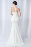 Robe longue longue sirène noire avec fente