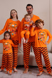 Ensemble de pyjama assorti orange pour la famille Halloween