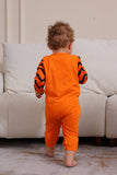 Ensemble de pyjama assorti orange pour la famille Halloween