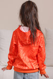 Orange Halloween Family Suit Sweat-shirt à capuche à manches longues