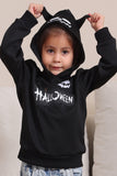 Noir Halloween Costume de famille Sweat-shirt à capuche