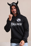 Noir Halloween Costume de famille Sweat-shirt à capuche