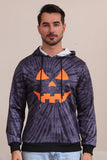 Gris Halloween Citrouille Motif Famille Costume Haut à capuche