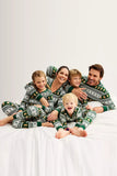 Noël lâche famille assorti flocon de neige vert pain d’épice homme motif pyjama ensemble