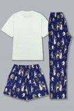 Pyjama familial assorti à imprimé animal vert clair