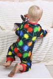Ampoule marine imprimée à manches longues Pyjama de famille assorti