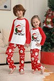 Pyjama assorti familial à imprimé Père Noël rouge