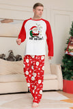 Pyjama assorti familial à imprimé Père Noël rouge