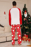 Pyjama assorti familial à imprimé Père Noël rouge