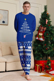 Arbre à imprimé rouge à manches longues Famille de Noël Pyjama assorti
