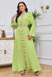 Robe Marocaine Eid Arabe Dubai Abaya Robe Islamique Turquie Caftan Marocain