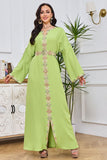 Robe Marocaine Eid Arabe Dubai Abaya Robe Islamique Turquie Caftan Marocain