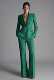Costume d'affaires femme 2 pièces rose revers pointe à boutons