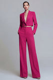 Costume d'affaires femme 2 pièces vert foncé revers pointe un bouton