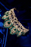 Tiare de luxe en cristal de la Reine du bal de promo Tiare couronne dorée