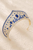 Tiare de luxe Princesse en Cristal Couronne d’Or