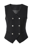 Costume de bal femme 3 pièces noir un bouton