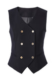 Costume de bal femme 3 pièces noir un bouton