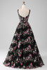 Charger l&#39;image dans la galerie, Charmante robe de soirée Corset Champagne à col carré charmante avec appliques