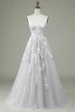 Robe de mariée sans dos en tulle ivoire avec dentelle