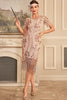 Charger l&#39;image dans la galerie, Frange de fard à joues scintillante robe des années 20 avec ensemble d’accessoires
