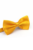 Noeuds papillon en satin jaune Smoking formel noeud papillon
