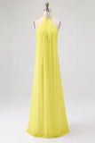 Robe longue fluide en mousseline de soie blanche
