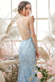 Spaghetti Straps Mermaid Prom Robe