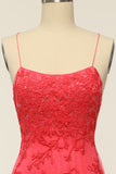 Robe de bal longue sans corail avec appliques