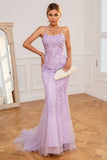 Robe de bal longue sans corail avec appliques