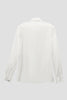 Charger l&#39;image dans la galerie, Blanc Solid Manches Longues Chemise Costume Homme
