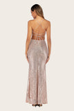 Robe de bal mermaid sequins