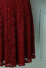 Charger l&#39;image dans la galerie, Robe Rouge Vintage Mi-longue