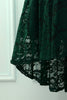 Charger l&#39;image dans la galerie, Robe asymétrique en dentelle verte