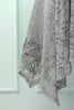 Charger l&#39;image dans la galerie, Robe asymétrique grise en dentelle à col en V