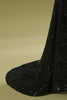 Charger l&#39;image dans la galerie, Robe longue noire à paillettes