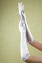 2 Paires De Gants D'opéra En Spandex - Blanc Et Noir - Longueur 21cm - Pour Mariage, Soirée, Cosplay - 7