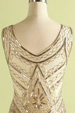 Robe 1920s Champagne