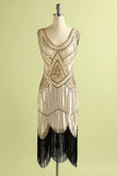 Robe 1920s Champagne