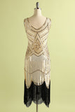 Robe 1920s Champagne