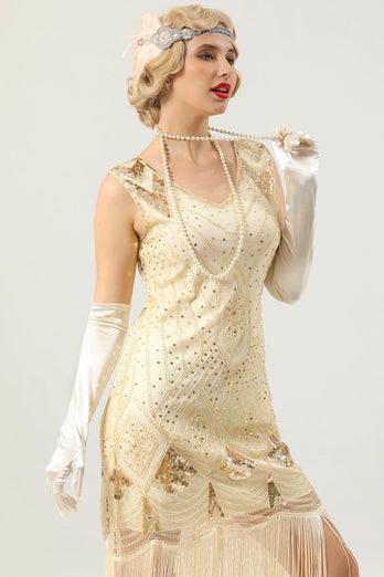 Grande robe de fête Gatsby sans manches