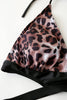 Charger l&#39;image dans la galerie, Lace Up Brown Leopard Maillot de bain