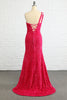 Charger l&#39;image dans la galerie, Fuchsia Stars Sequins Robe de bal