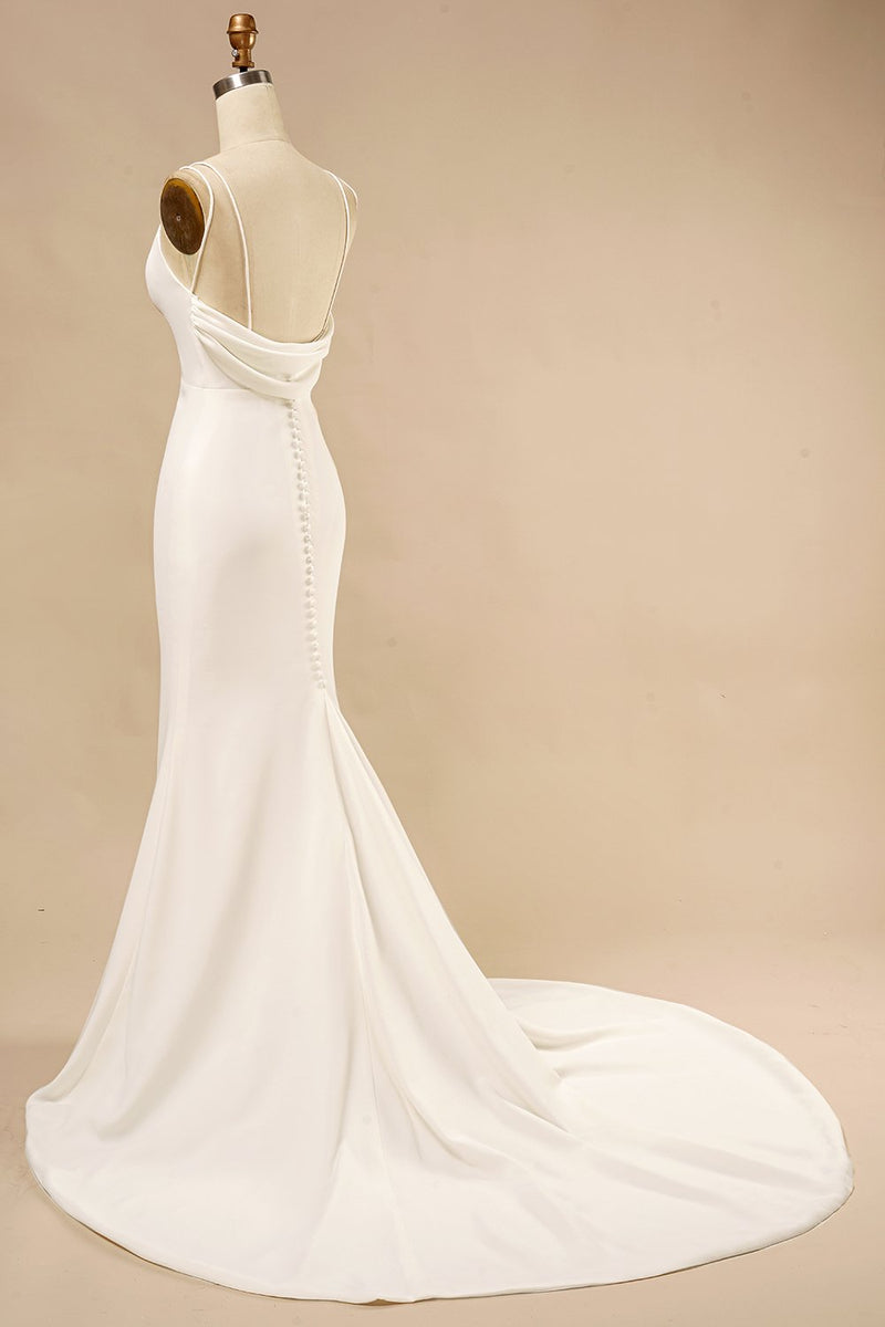 Charger l&#39;image dans la galerie, Robe de mariée Sirène Boho avec volants